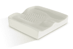Axiom P foam cushion with a textured surface and contoured shape for support.