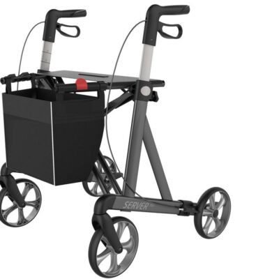 Server Hd Lightweight 4 Wheel Rollator Walker