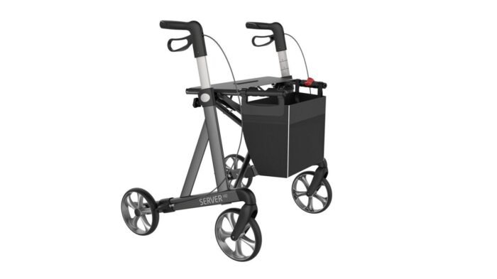 Server Hd Lightweight 4 Wheel Rollator Walker