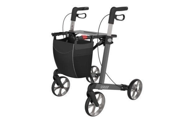 Rehasense Server 4 Wheel Rollator Walker