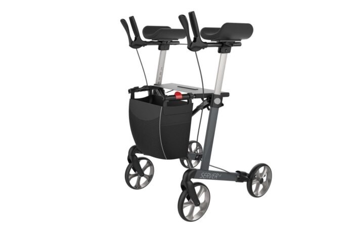 Server W Lightweight 4 Wheel Rollator Walker