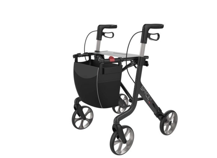 Space Cf Lightweight 4 Wheel Rollator Walker