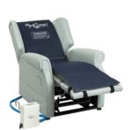 Microcell Companion Ultra Low Profile Dynamic Pressure Mattress on a standard riser recliner chair