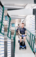 Lee Cadman of Black Country Blokes tries the KWK ay Younique Mobility