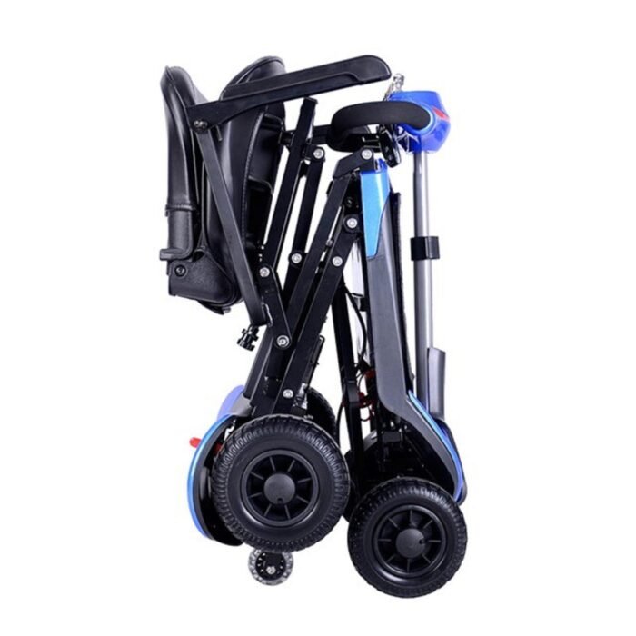 folding travel scooter folded