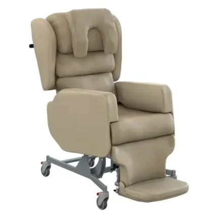 Accora configura advance 5 p 500 a beige waterproof tilt in space configurable care seating system chair