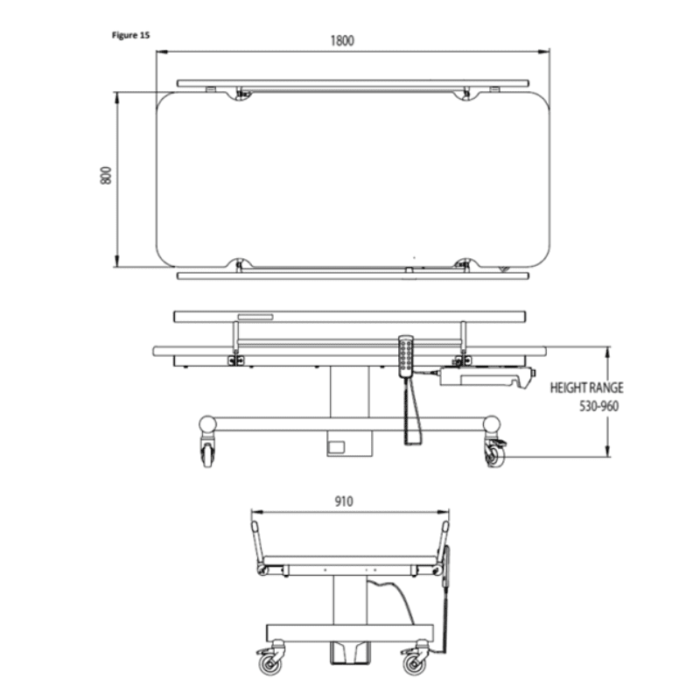 4 Astor Mobile Changing Table dimensions