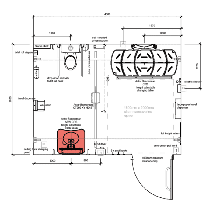 4 Washbasin within a Changing Places Toilet (1)