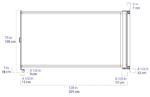 7 KwickScreen privacy screen dimensions