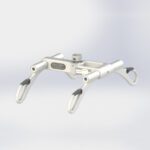 Four point spreader bar with adjustable hooks and a central mounting point.