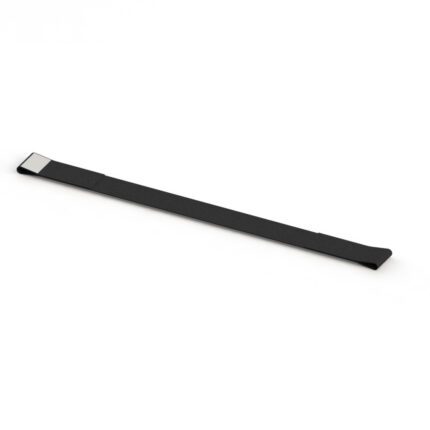 Black extension strap measuring 0.5 metres with a flat design and metal end.