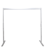 Molift Duo Gantry an aluminium frame designed to hold an overhead joist but not fixed to the building.