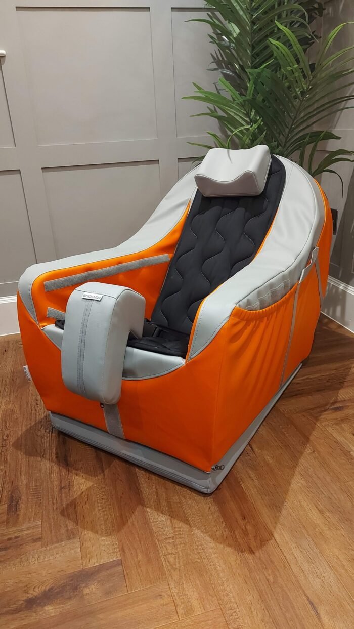 Snooza Chair | Specialist Posture Seating for Children UK 10 Younique Healthcare Snooza Orange with Pommel Younique Healthcare Limited (1)