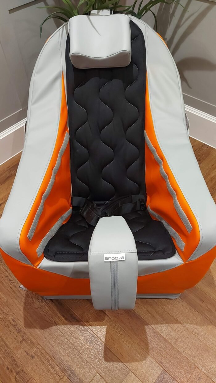 Snooza Chair | Specialist Posture Seating for Children UK 18 Younique Healthcare Snooza Orange with Pommel Younique Healthcare Limited (3)