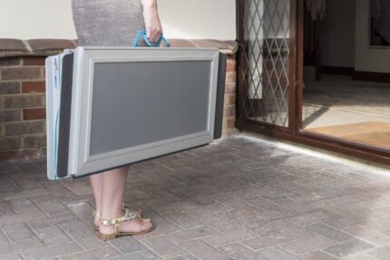 RampCentre NEW Aerolight Xtra folding suitcase ramp being carried