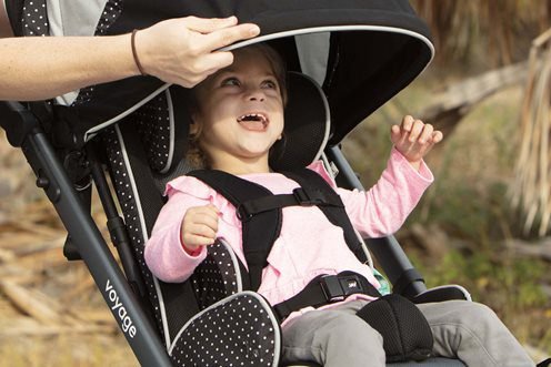ZIPPIE Voyage Buggy 12 Younique Healthcare gallery zippie voyage lifestyle 4 Younique Healthcare & Mobility ZIPPIE Voyage Buggy - The Perfect Blend of Style & Function The Zippie Voyage Buggy is an early intervention stroller combines a lightweight and stylish base with Zippies incredibly versatile seating system! The result is an intuitive, easy-to-use stroller that makes no compromises when it comes to what’s best for baby. From £3738 This price is based on standard configuration only. This item may have multiple additional extras that are not included in the published price. Please get in touch for a detailed quote.