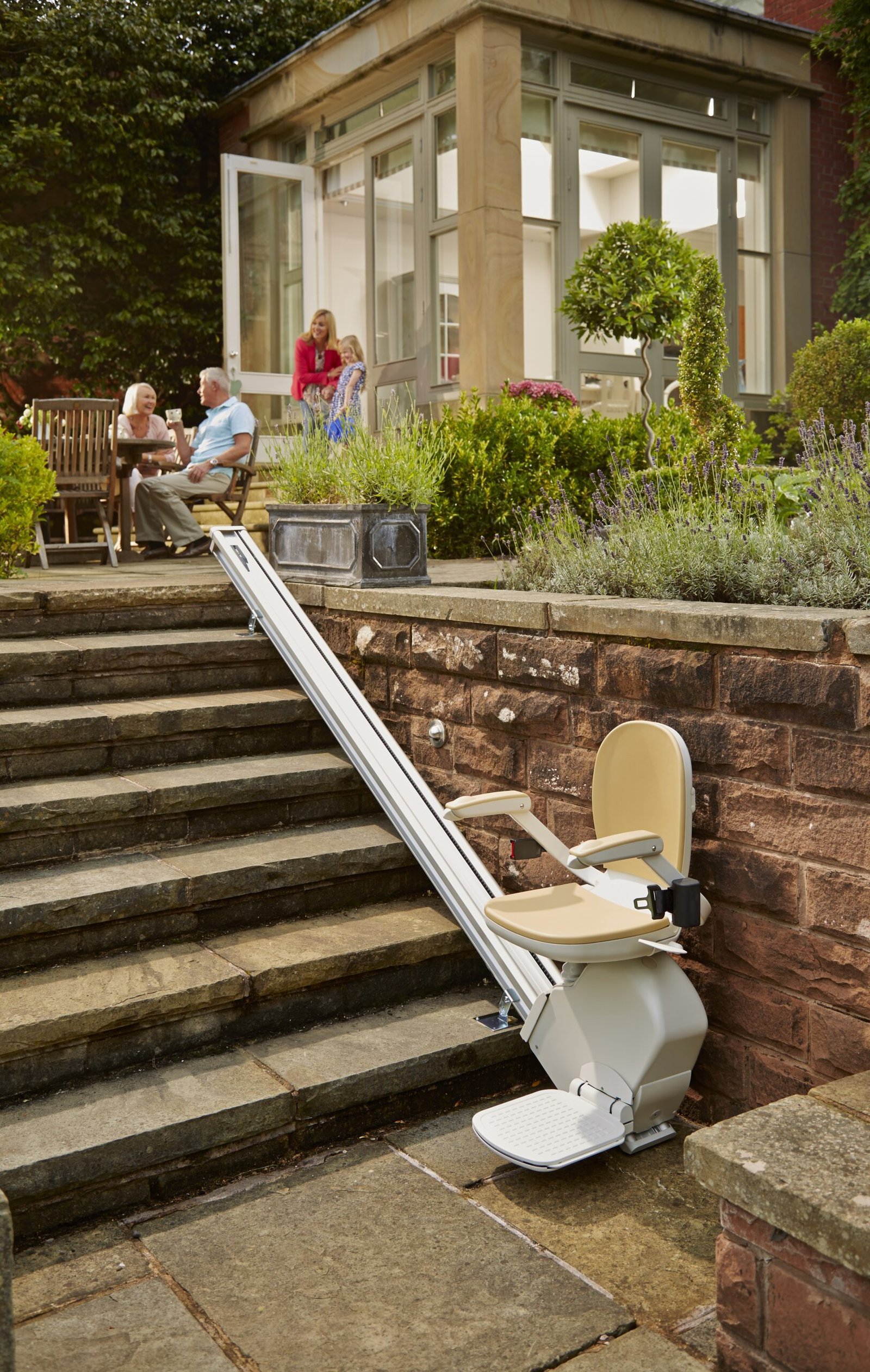 Stairlift fitted in a home access setting