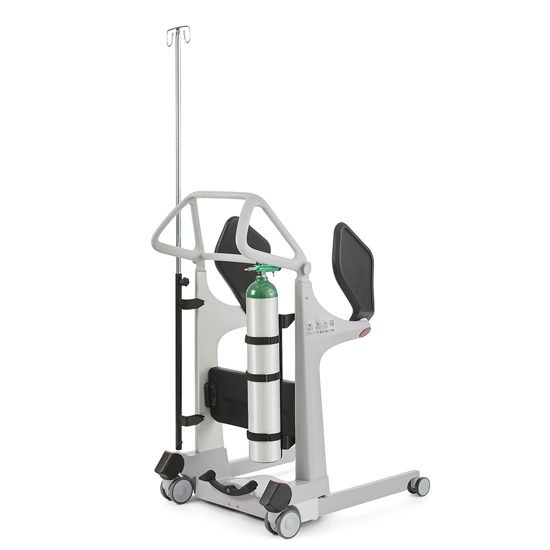 Molift Transfer Pro Sit-to-Stand Transfer Aid 9 Younique Healthcare Molift Transfer Pro Oxygen tank IV pole web 1.jpg