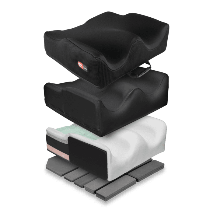 Spex Classic SuperHigh Contour Cushion 1 Younique Healthcare Spex Classic SuperHigh Contour Cushion Exploded Black medium.png
