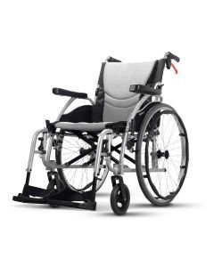 karma ergo 3 self propelled wheelchair in silver.jpg