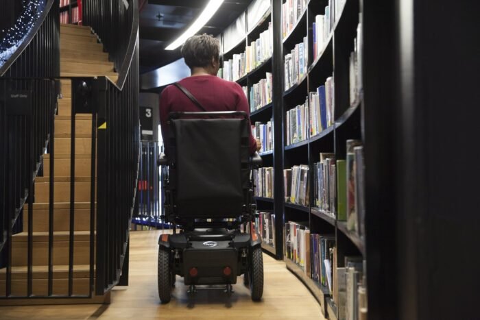 QUICKIE Q100 R Rear-Wheel Power Wheelchair 4 Younique Healthcare q100 r library