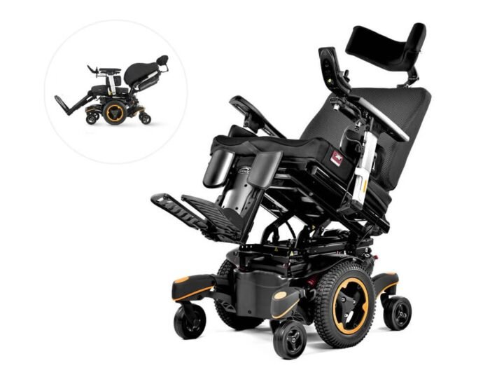 QUICKIE Q700 M HD Mid-Wheel Power Wheelchair 7 Younique Healthcare recline