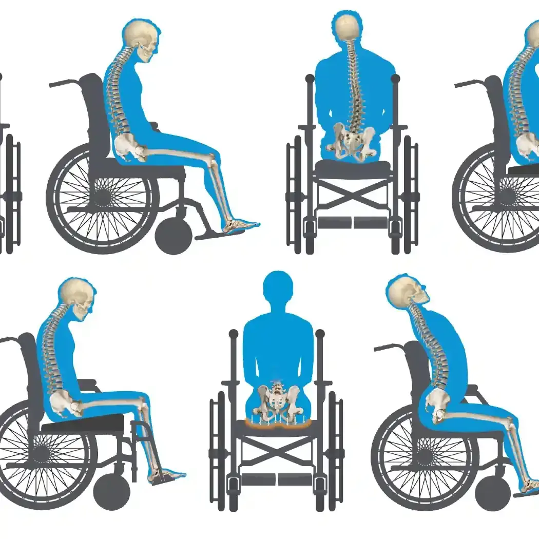 Wheelchair seating and positioning support