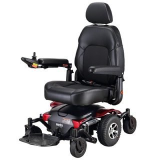 Merits Vision Sport Powerchair in red