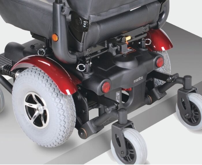 Merits Vision Super Heavy Duty Powerchair in red